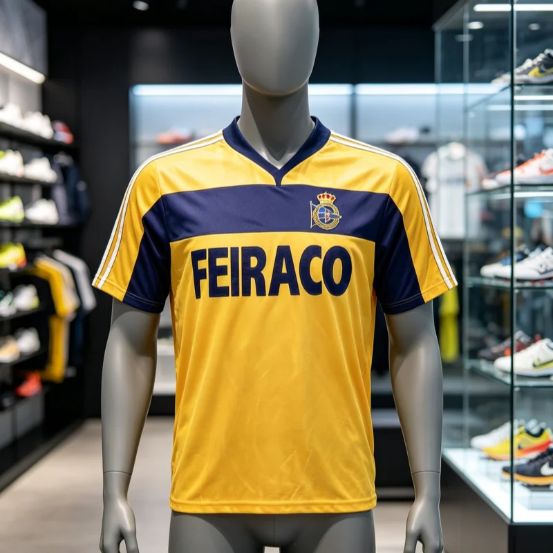 26-27 Deportivo La Coruña A Fußballtrikot Sommer 3D-Druck Schnell Trocknendes Sport-Kurzarm-T-Shirt Familien-Outfit