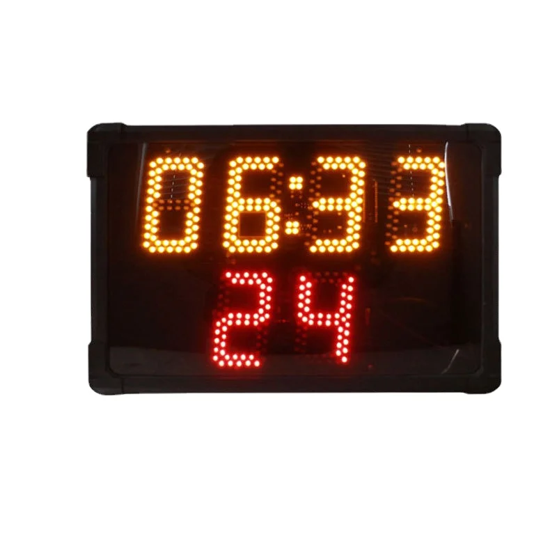 

Single-sided Indoor and Outdoor Electronic Countdown Card for Basketball LED Timer 24-second Competition