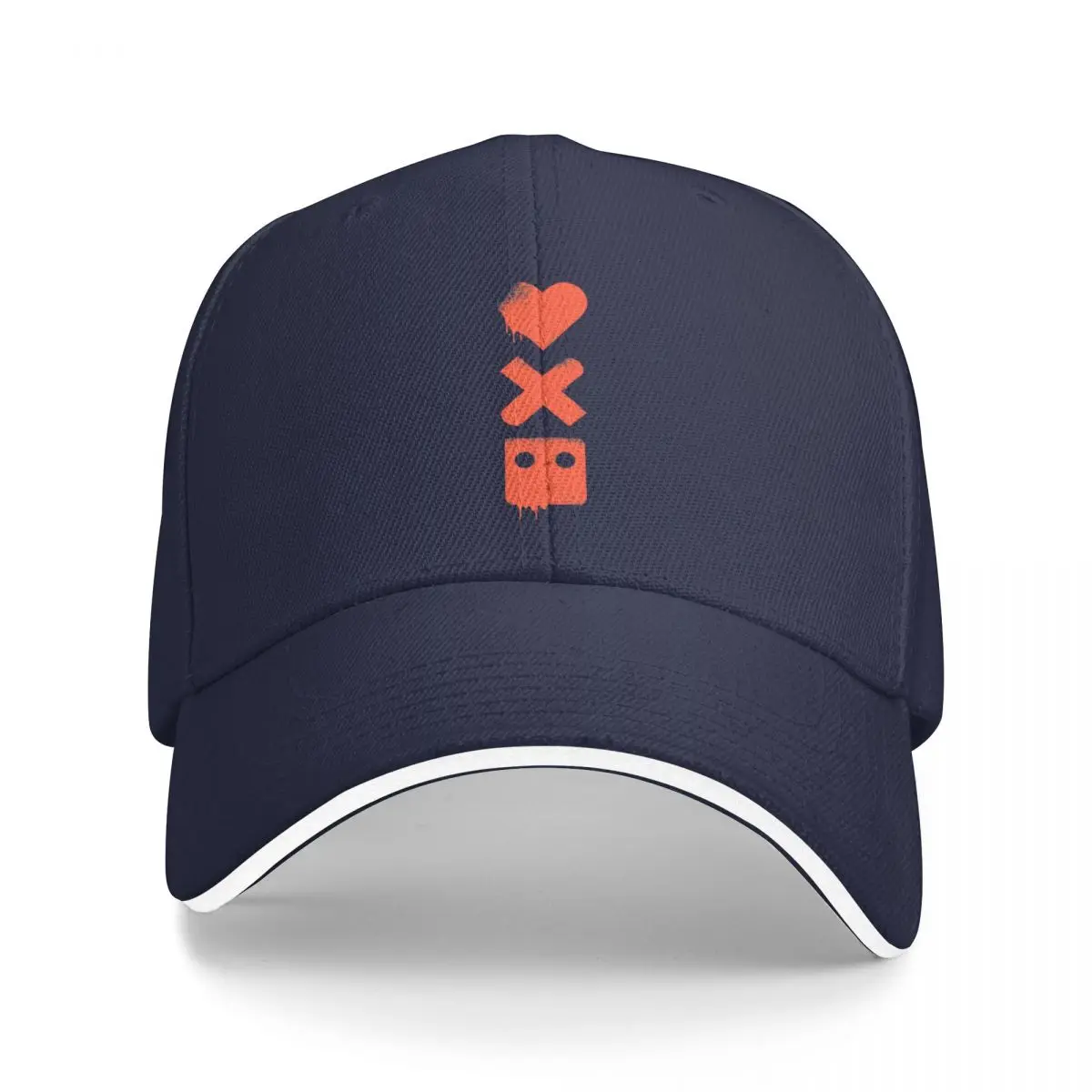 

love death robots -Red Paint Vertical Baseball Cap Kids Hat Hat Beach Fishing Caps Caps For Men Women'S