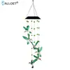 LED Solar Wind Bell Hummingbird Hanging Ornaments Outdoor Garden Wind Chime 2