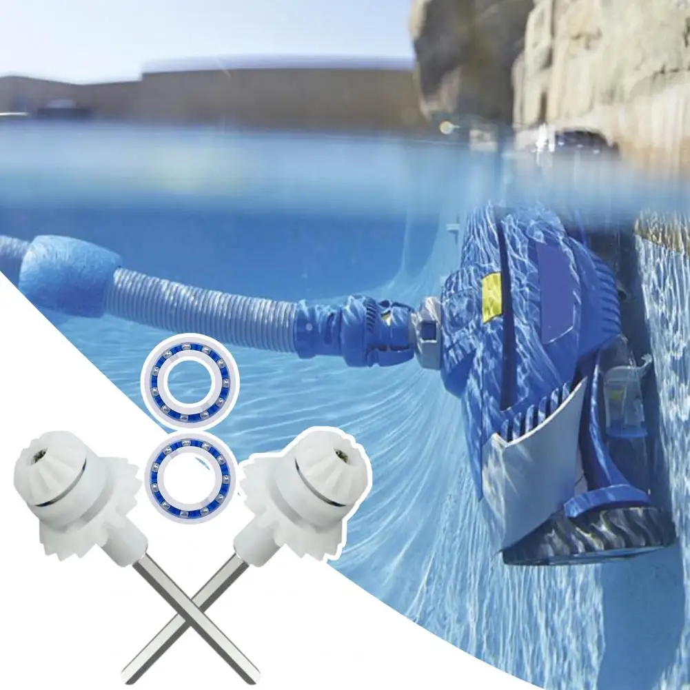 1 Pair Swimming Pool Cleaner Assembly For Zodiac MX6 MX8 MX6EL MX8EL Tune-up Kit With R0525100 Drive Shaft R0527000 Engine Wheel swimming pool accessory