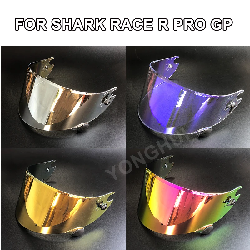 Race-R Pro Gp Casco Visiera Lente Moto Casco Integrale Visiera Lente Di Ricambio Placcatura Lente Per Shark Race R Pro Gp