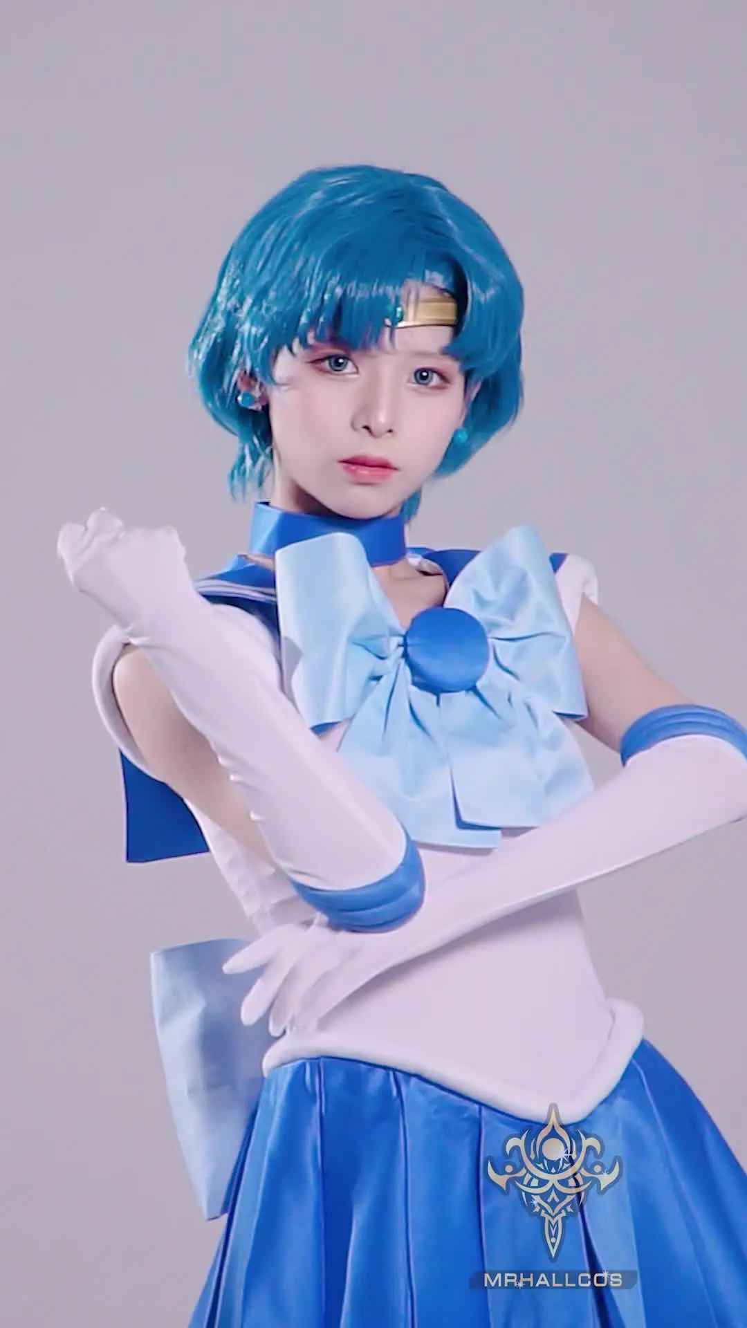 MRHALLCOS アニメコスプレセーラーマーキュリー水野亜美ムーン