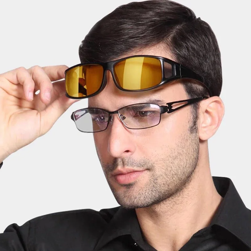Car Night Vision Anti-Glare Anti-UV Drive Glasses Goggles Safety Driving Sunglasses Drivers Glasses Auto Interior Accessories night vision glasses night vision sunglasses driving sunglasses