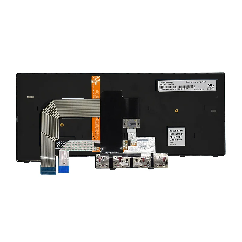 Teclado para Notebook Russo dos Eua Retroiluminado para Lenovo Thinkpad T470 T480 A475 A485 01hx459 01ax364 01ax569 01ax487 01ax528 01hx419 - Imagem 3