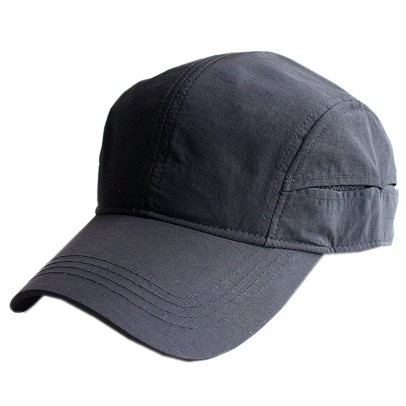 Large Size Baseball Cap Big Head Men Quick Drying Sport Hat Top Grade Women Sun Caps Male Plus Size Snapback Hat 56-58cm 60-64cm 4