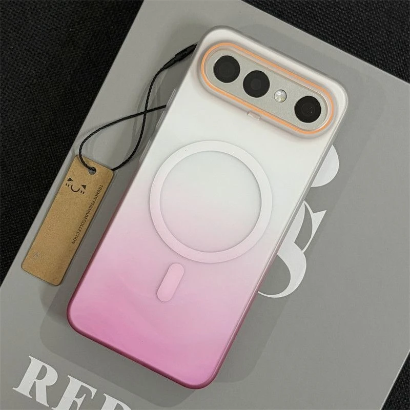 Ultra-Thin Frosted Magnetic Gradient Shockproof Phone Case