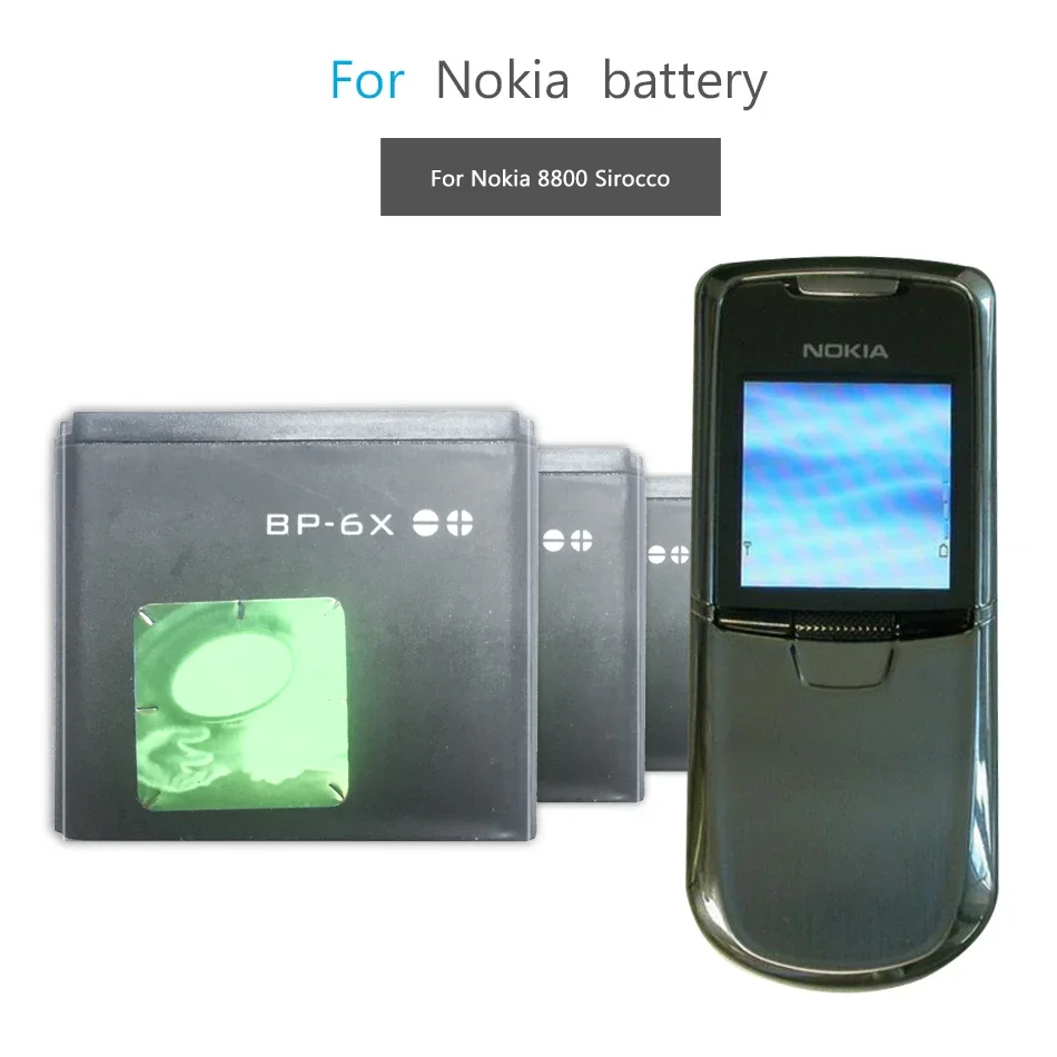 

Mobile Phone Battery For Nokia 8800 8860 Sirocco N73i , BP 6X BP-6X BL-5X BL 5X 700mAh