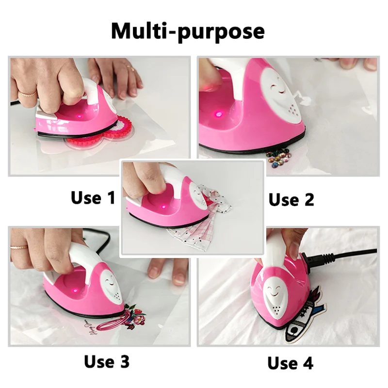 Mini Craft Iron Electric Iron Portable Handy Heat Press DIY Small Iron For  Ironing Clothes Laundry Appliances EU/US Plug - AliExpress