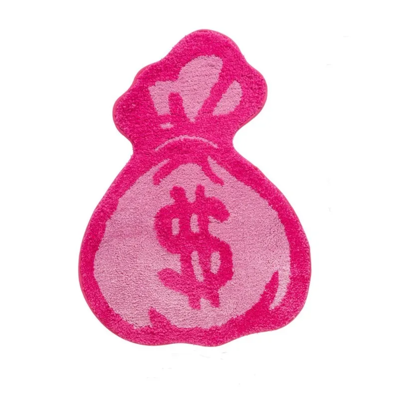 

Purse Rugs Tufted Material Cartoon Carpet Anime Home Soft Fur Rugs Children Girl Bedroom Living Room Doormat Decor Floor Mat