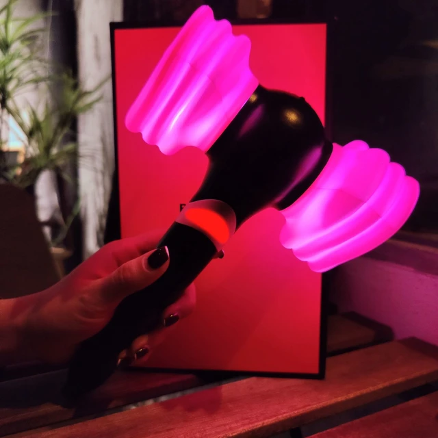 BLACKPINK Concert Glow Stick Bluetooth Light Stick Ver.2 Hammer Hand Lamp  Cards