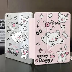 Charming Love Dog Paw Print Foldable Tablet Case - 3+Y Design for HONOR GT 11.5in (PKZ228)