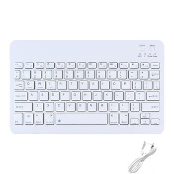 10 inch Wireless Keyboard Russian Spanish Korean Keyboard For iPad Air Pro Tablet For Android IOS Windows