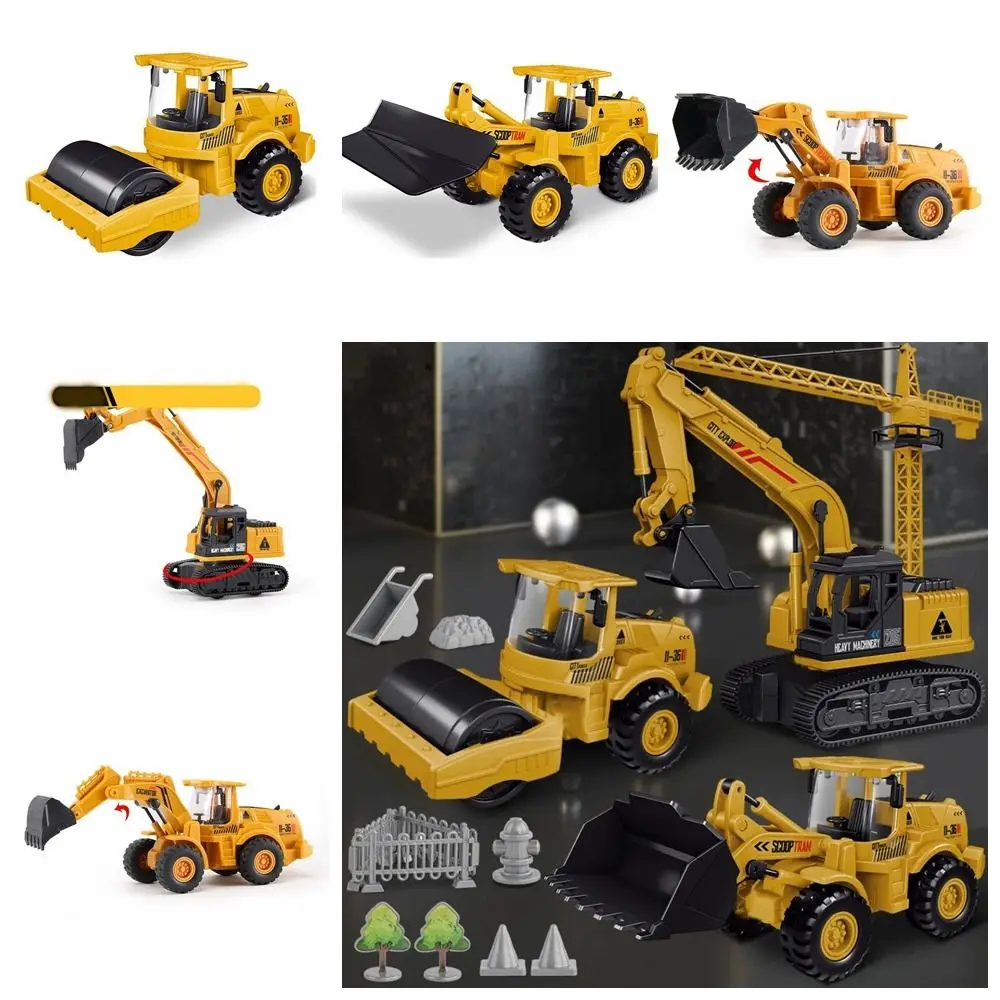 Inertial Gliding City Construction Excavator Models Dump Truck Plastic Engineering Inertia Car Intellectual Development