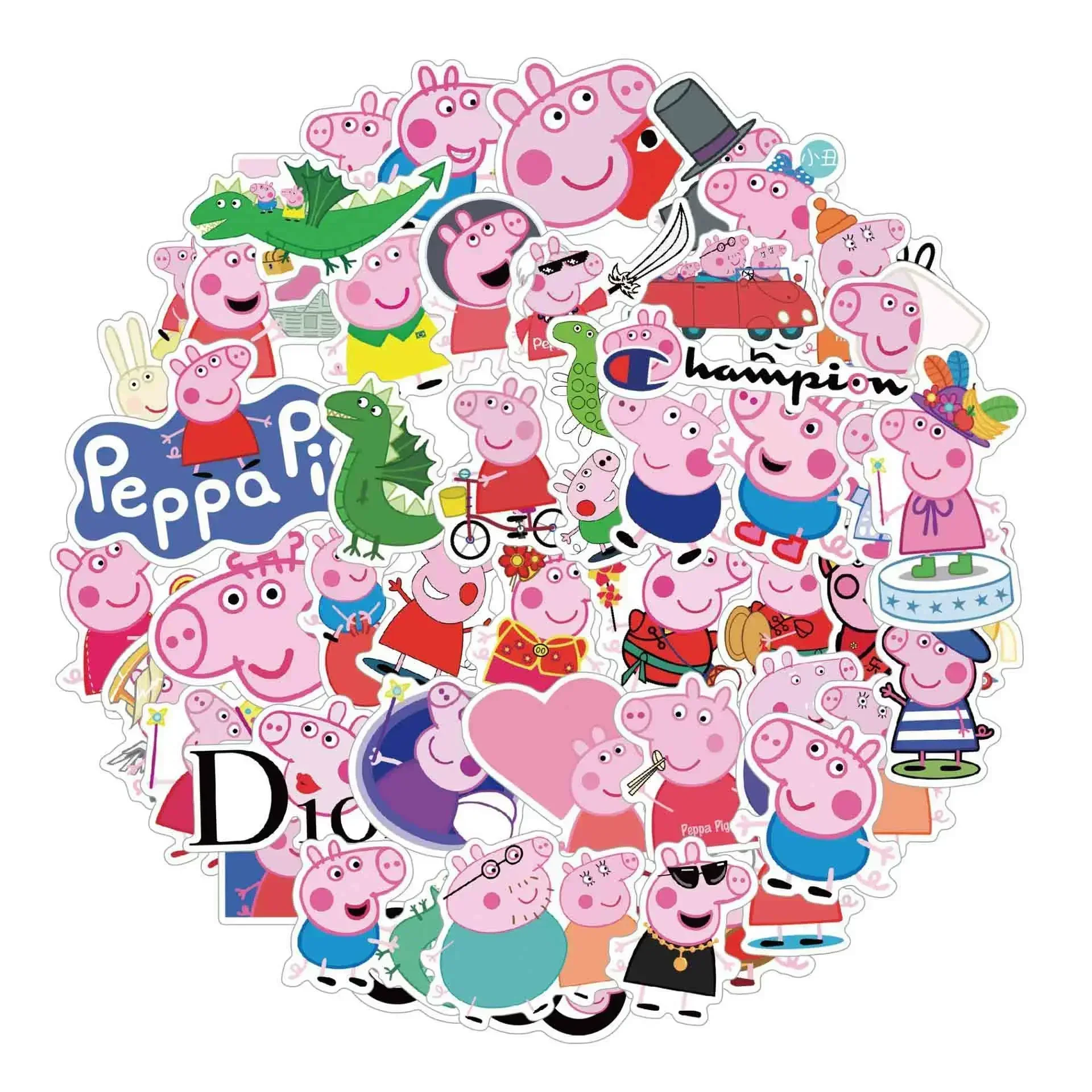 Birthday Party Supplies Peppa Pig Birthday Party Decoration Banner Balloons Paper Plates Disposable Tableware Decor Background Toy
