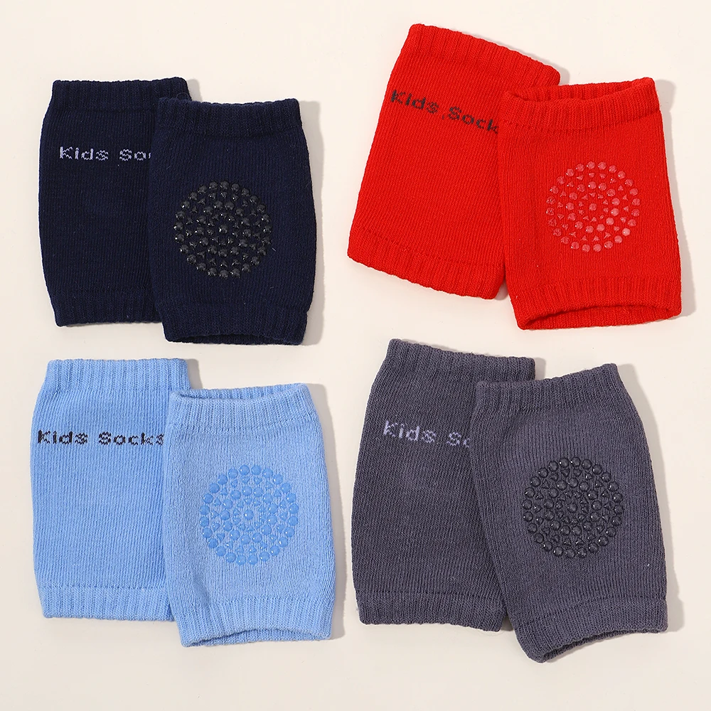 Baby knit Knee Pads Kids Anti Slip Crawl Necessary Knee Protector Babies Leggings Children Leg Warmers for 1 Pair Knee Pads 1