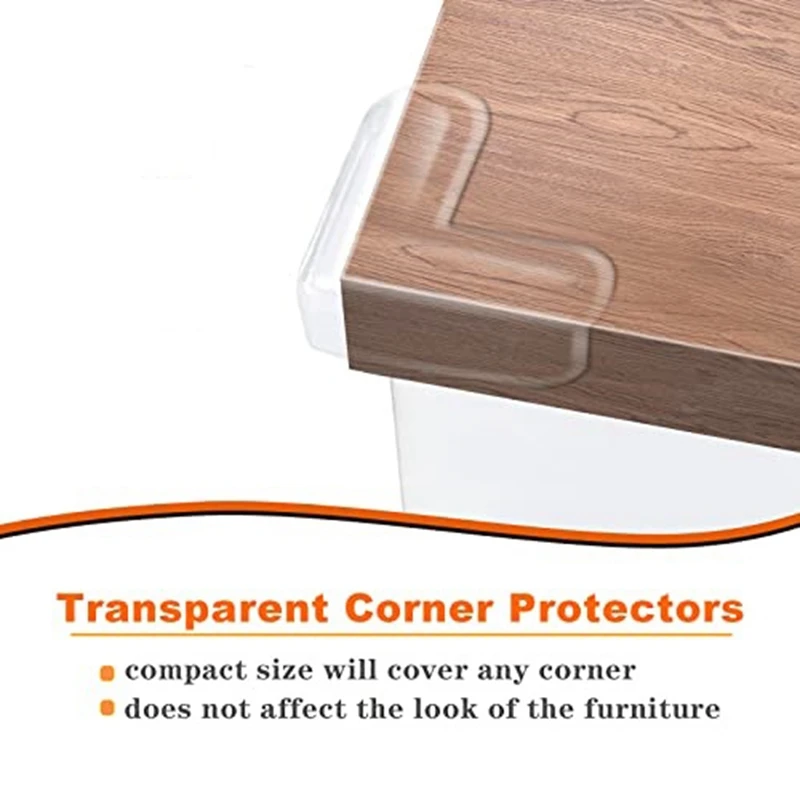 20 Pack Accessories Corner Guards Clear Corner Protectors Stop Child Head Injuries Tables, Furniture & Sharp Corners (L-Shaped)