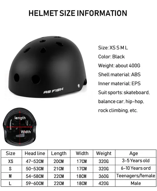 Protective Gear Set Skating Helmet Knee Elbow Pads Wrist Protector for Kids Adults Cycling Roller Skating Rock Climbing 4