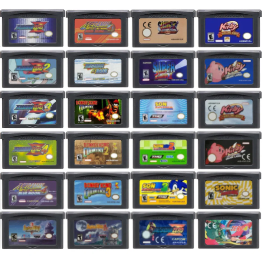 GBA Videospiel-Kassette 32-Bit-Spielekarte Turbo Revival Summon Night Klonoa Advance Wars Shining Soul Metal Slug Breath Fire II – Detail 2