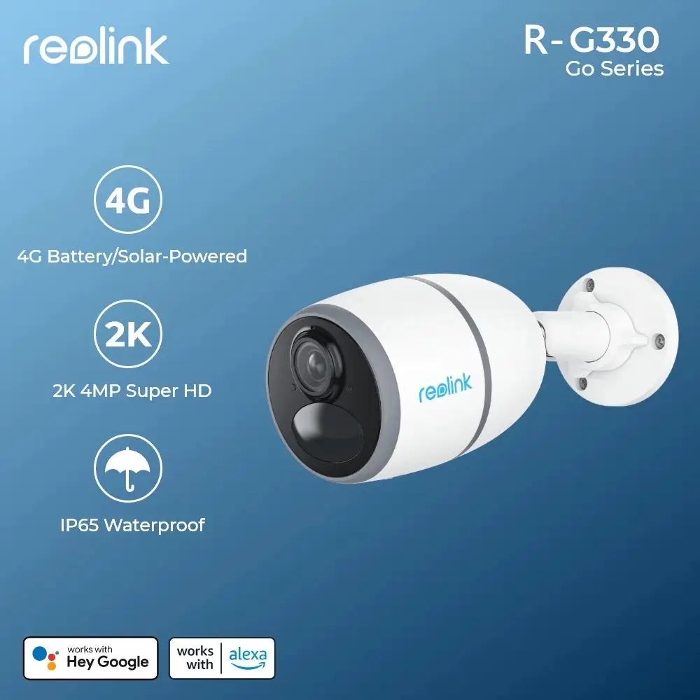 Ricondizionato Reolink Go 2Mp Batteria 4G Lte Sim Card Telecamera Di Rete Videosorveglianza Ip Cam Human Car Detection Telecamera Di Sicurezza