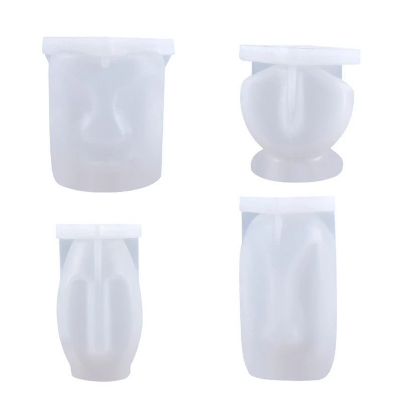 

Nordic Silicone Molds Abstract Face Soap Plaster Mould Dropshipping