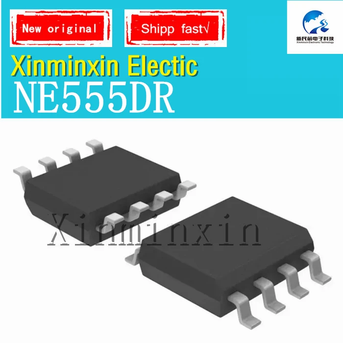 

10PCS/LOT NE555DR NE555 SOP-8 Clock/timing/programmable timer and oscillator IC Chip 100% New Original In Stock