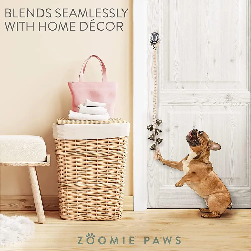 Hanging Dog Door Bells for Dogs and Puppies Dog Doorbell for Potty Training Pet Supplies Bell Dogs to Ring to Go Outside