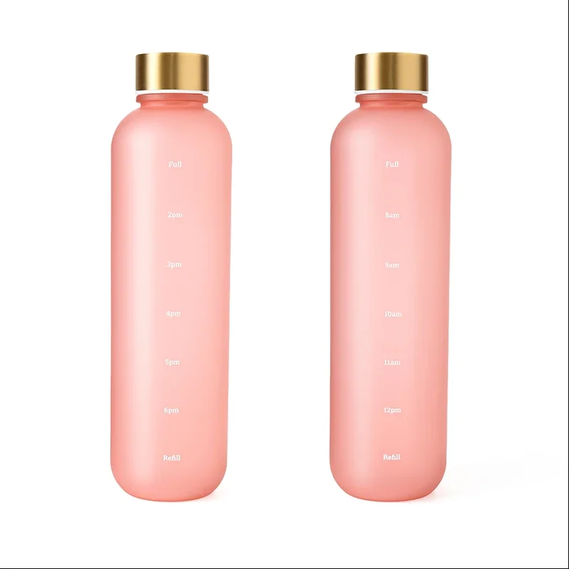 Motivational Leakproof Frosted Sports Bottle - 1000ML BPA-Free