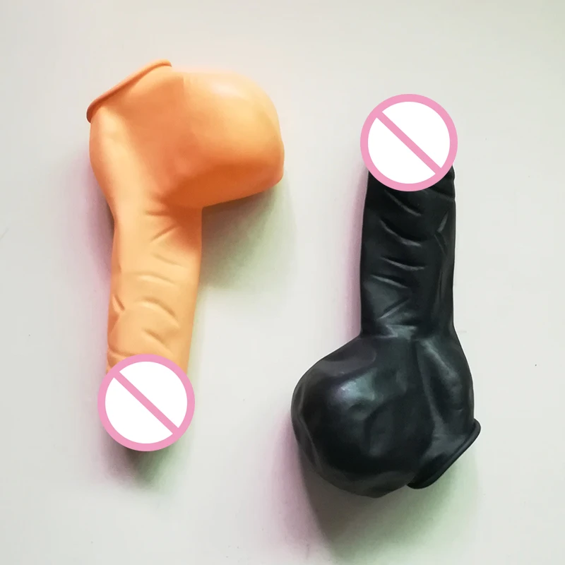 Latex Sheath sexy Underpants Style A+ Big ball penis Sleeve Exotic Kits thin flexible larger egg version male underwear