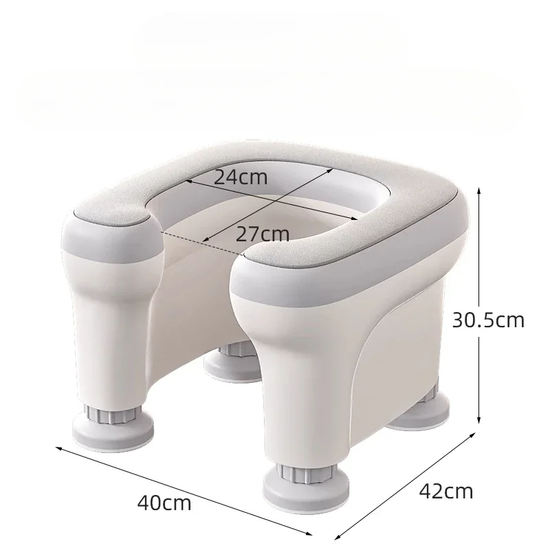 Hot Squatting Potty Poop Stool Easy To Clean Widen Panel Toilet Chairs Healthy Gifts for Seniors Portable Toilet Seat for Home 6
