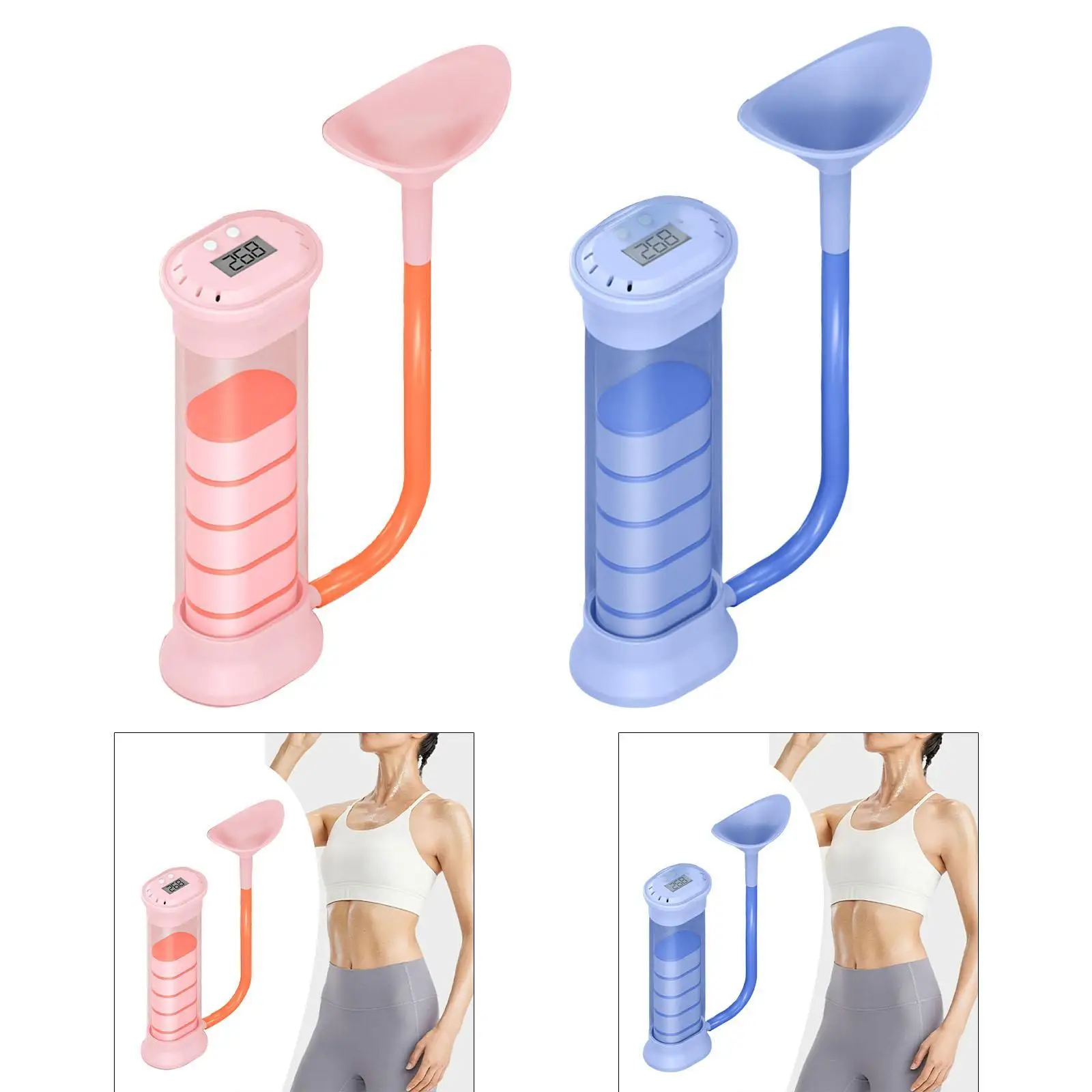 Exhalation Trainer,Compact Strengthener Breathing Dumbbell Breathing Exercise Device for Office Workout Respiratory Gym Fitness