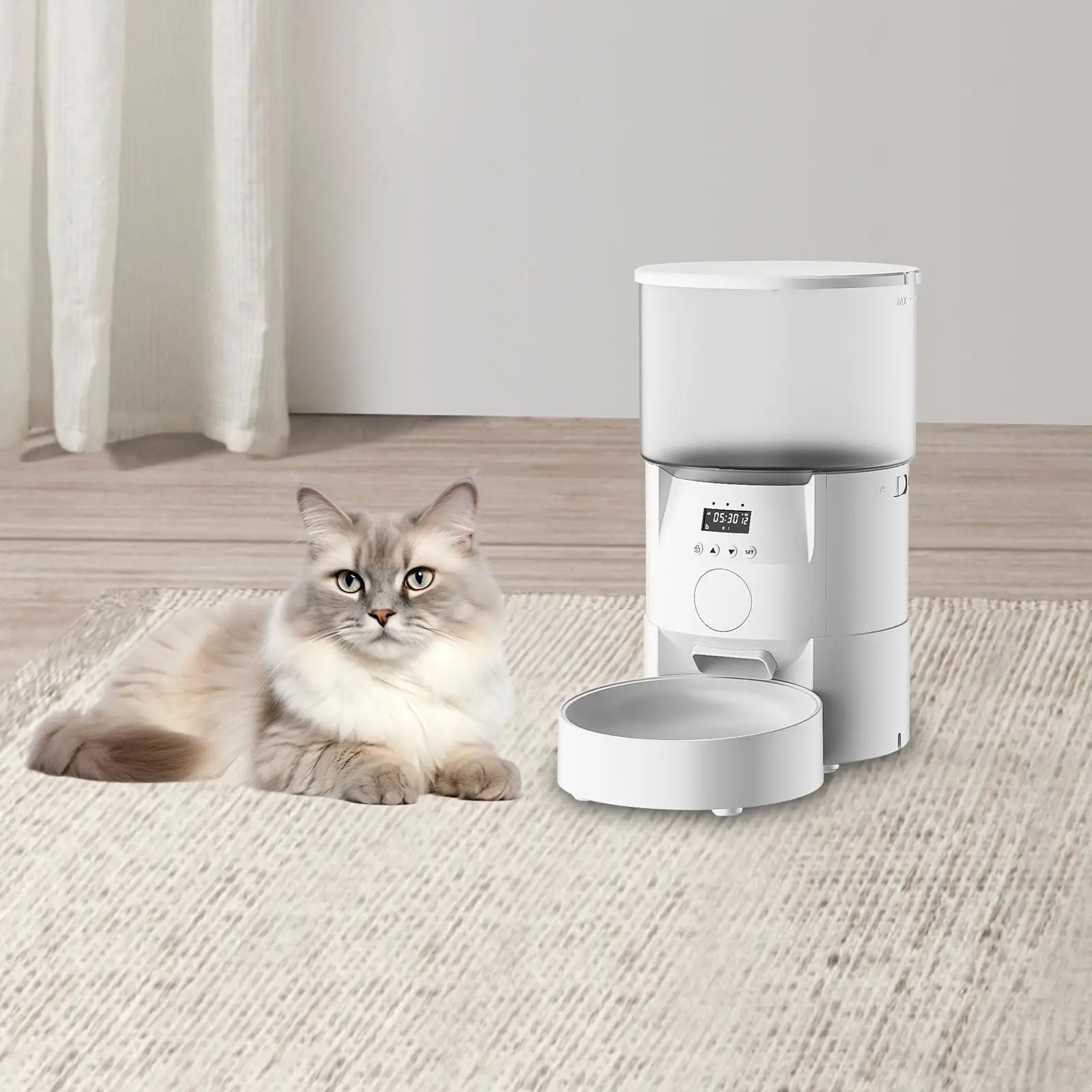 

Automatic Cat Feeder 10S Voice Recording Auto Pets Feeder for Dogs Pets Cats