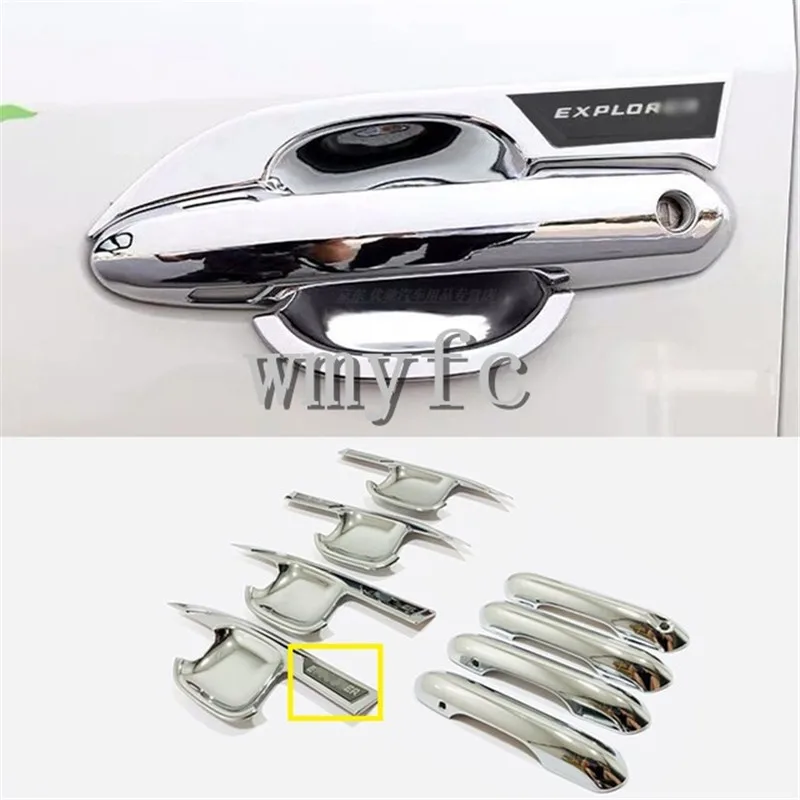 

4 шт., защитные накладки на дверные ручки автомобиля Ford Explorer 2020 -2023