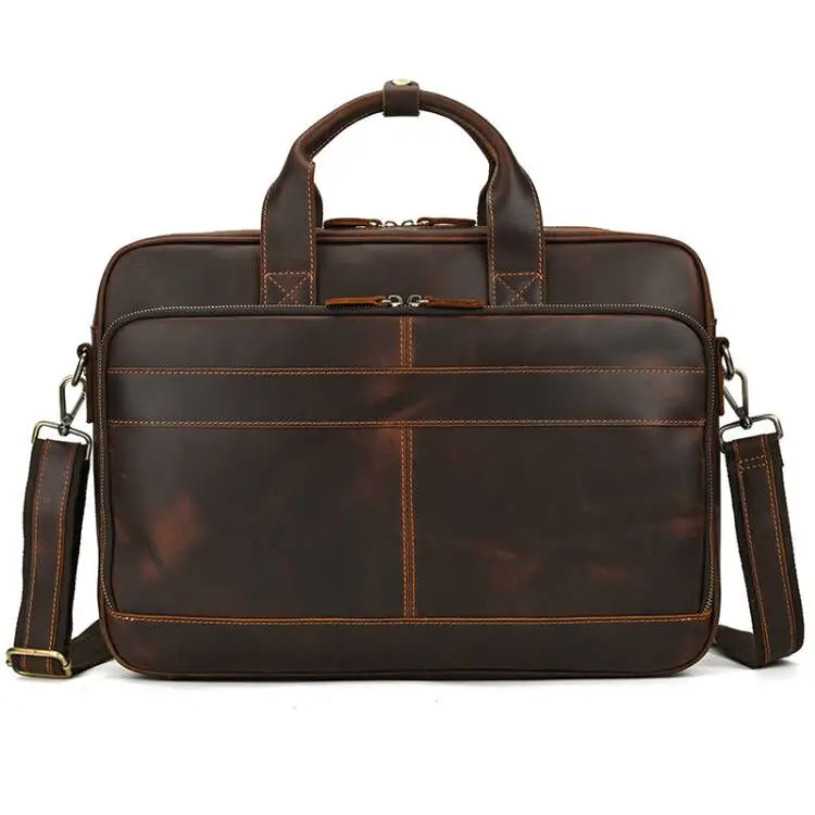 Laptop Bag 17 - Premium Leather (No. 1)