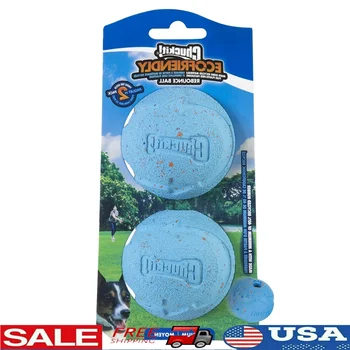 Eco Rubber Dog Fetch Balls (2-Pack) 1