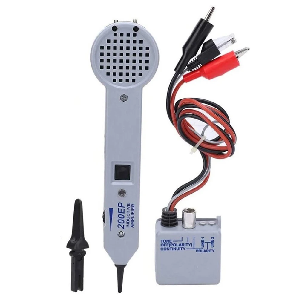 

200EP Cable Tester Tone Generator High Accuracy Cable Toner Detector Finder Tester Insulation Probe for Network Cables Collation