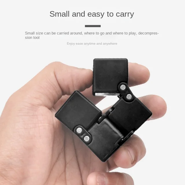 Magic Cube Unlimited Cube Decompression Fidget Toys Infinity Cube  Artifact Decompression Toy Fingertip Adult Boring 3