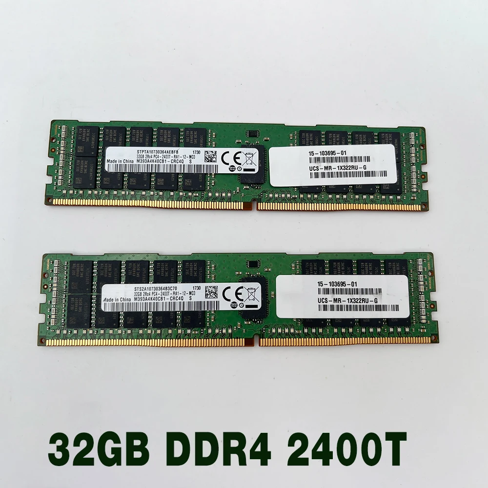

Флэш-память 1 шт. для Cisco UCS C200 C220 C240 M4 32G ECC ОЗУ Высокое качество Быстрая доставка 32 Гб DDR4 2400 МГц 2400T