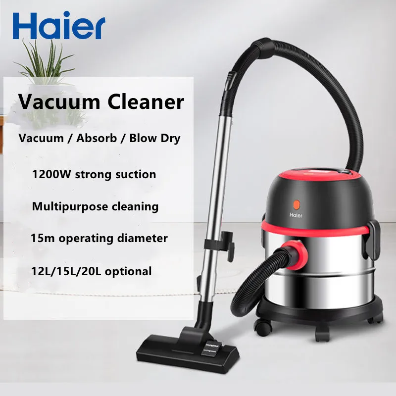 HaierVacuumCleanerHouseholdLargeSuctionCarwithBarrelTypeDry