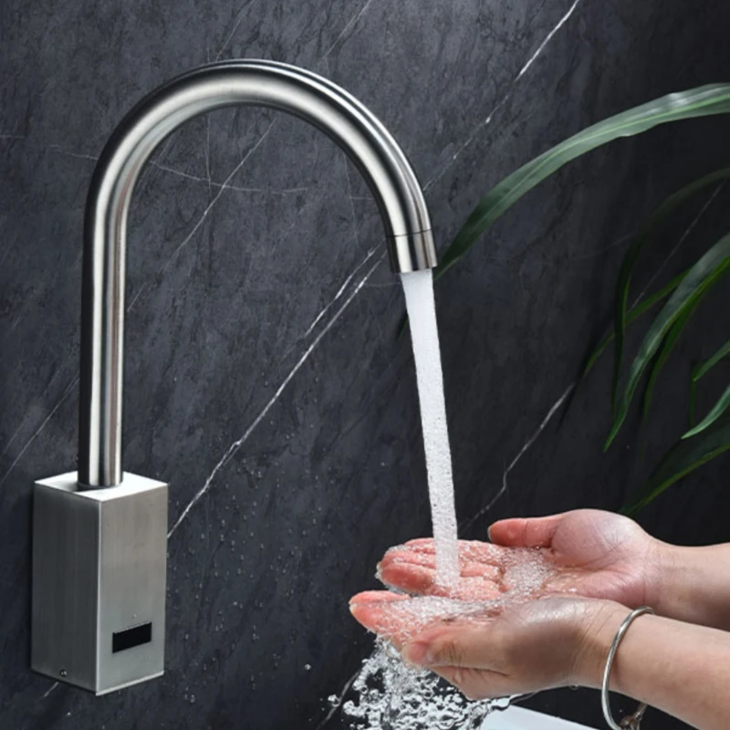 304-stainless-steel-side-wave-secondary-induction-faucet-medical-hand-washer-intelligent-automatic-infrared-switch