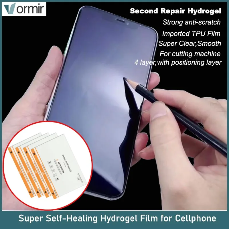 Vormir Self-healing Hydrogel Film Movies Sheet Mobile Phone Curved Screen Protectors for 890c Sunshine Hidrogel Machine