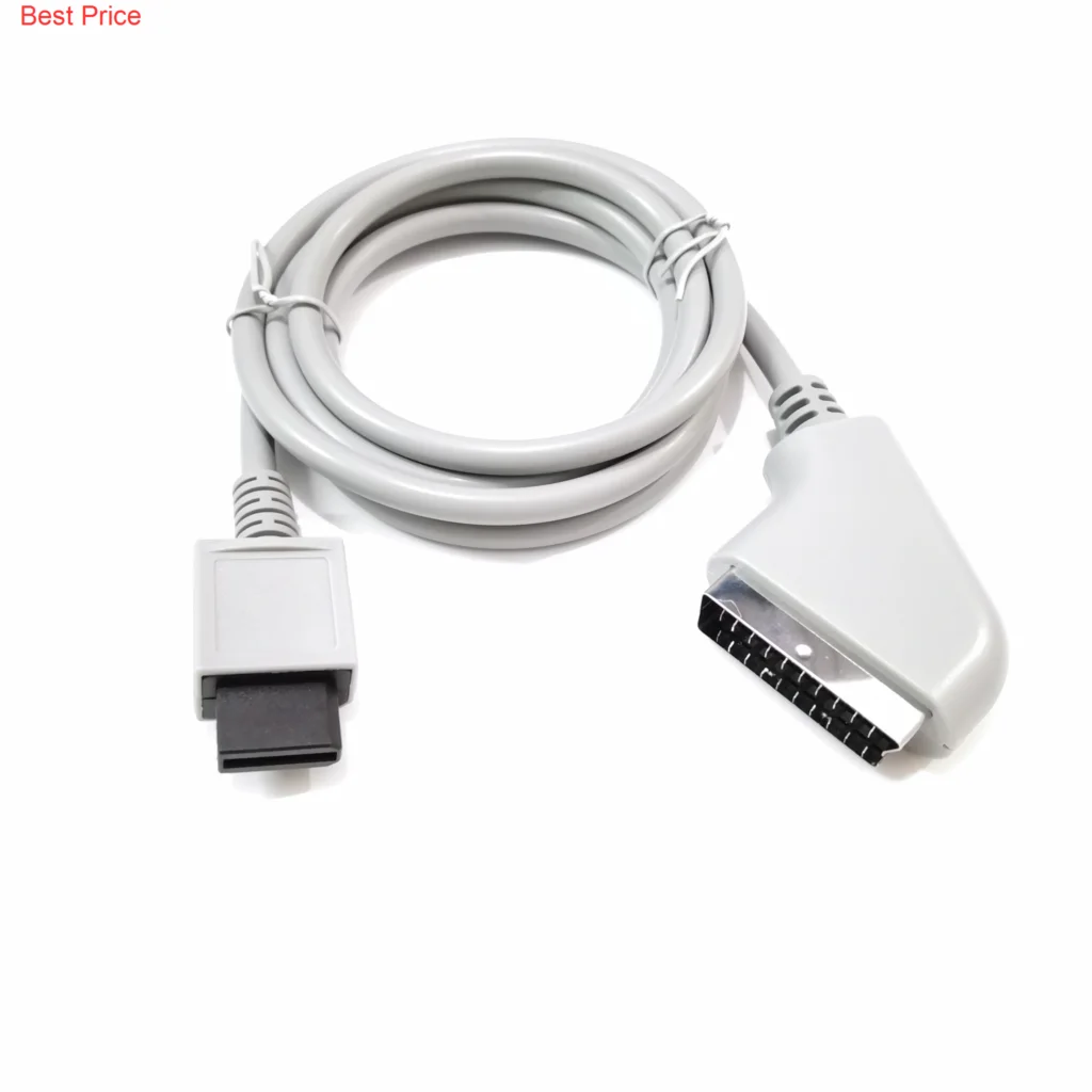 20 pces para wii cabeça de vassoura fio wii/wiiu cicatriz cabo pal/ntsc rgb fio 1.8m AliExpress