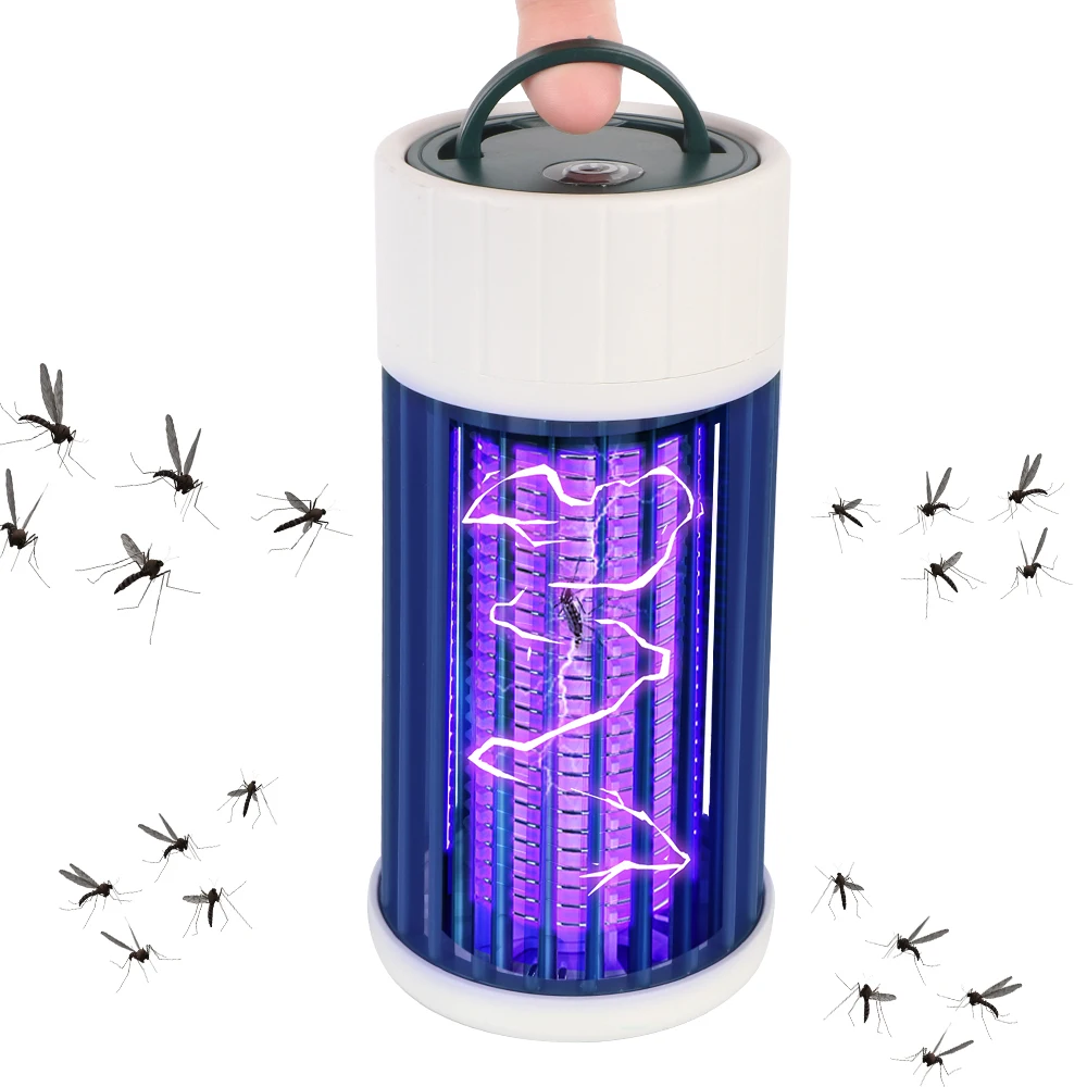 Bug Zapper Led Indoor Portable Ricaricabile Anti Mosquito Repellent Killer Mute Electronic Insect Killer Campeggio Anti Fly Trap