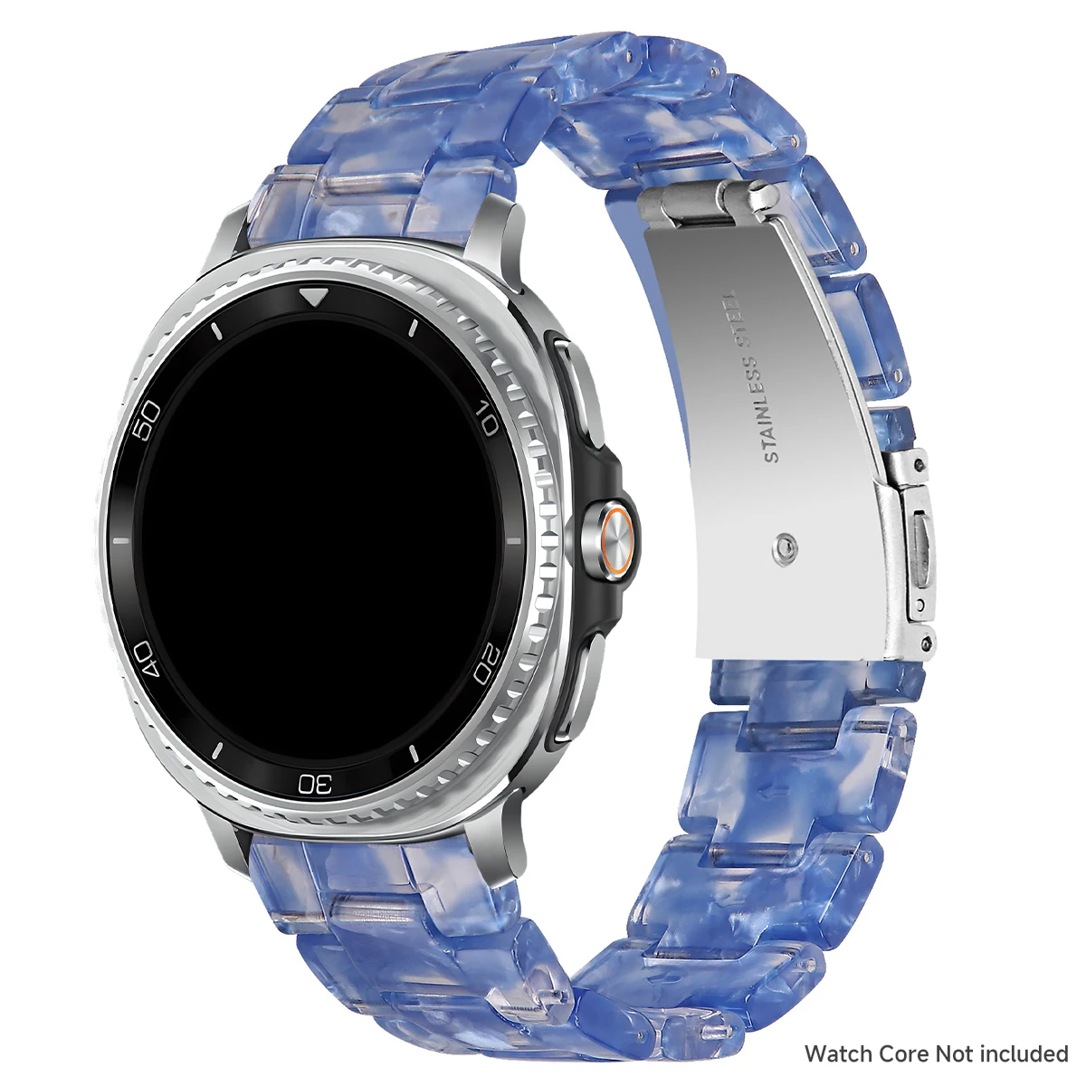Luxury Transparent Resin Strap - Premium Link Bracelet