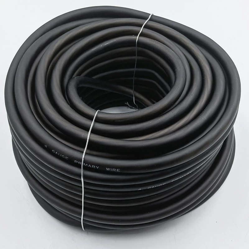 0 Gauge Copper Clad Aluminum 51FT(15.4Meter) Power Cable Car Audio Installation Power Wire