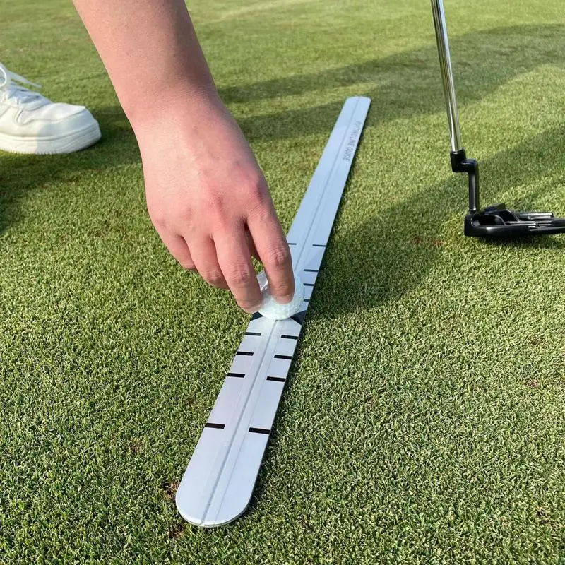 ゴルフガーディアン定規、ゴルフputter整列レール、golfing、バランスの向上、ヒット精度、正確な距離制御ツール