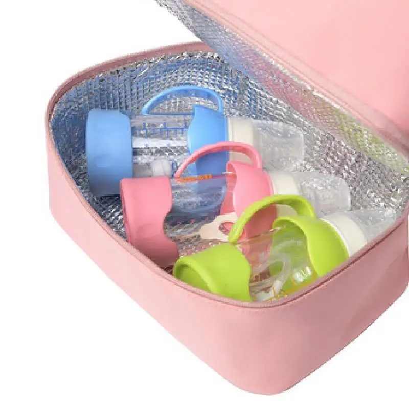 Insulation Bag Milk Storage Breastfeeding Milk Insulation Breast Pump Maternity Cooler Double Layer Fresh Preservation Bag 6