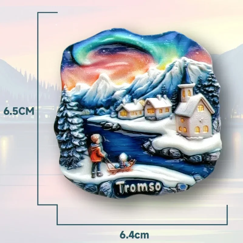 Wedare Nordic Norway 3D Pirata Frigorifero Magnet Sticker