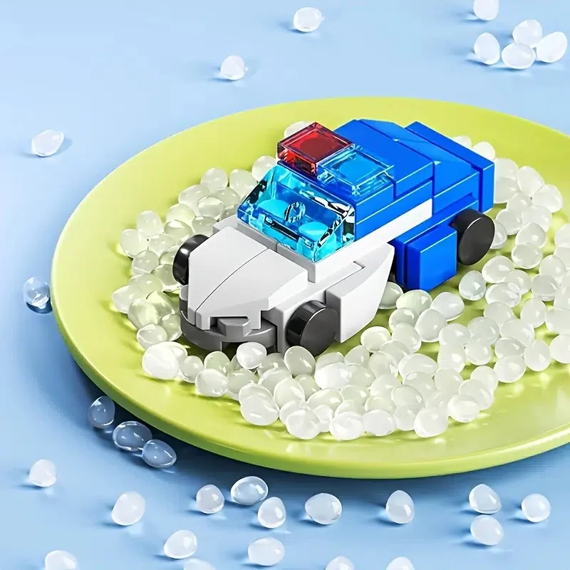 835-teiliges 30-in-1 Mini-Fahrzeug-Baukasten-Set, Panzer Flugzeug Auto Schiff DIY-Bausteine, Lernspielzeug für Kinder Jungen Mädchen – Detail 8