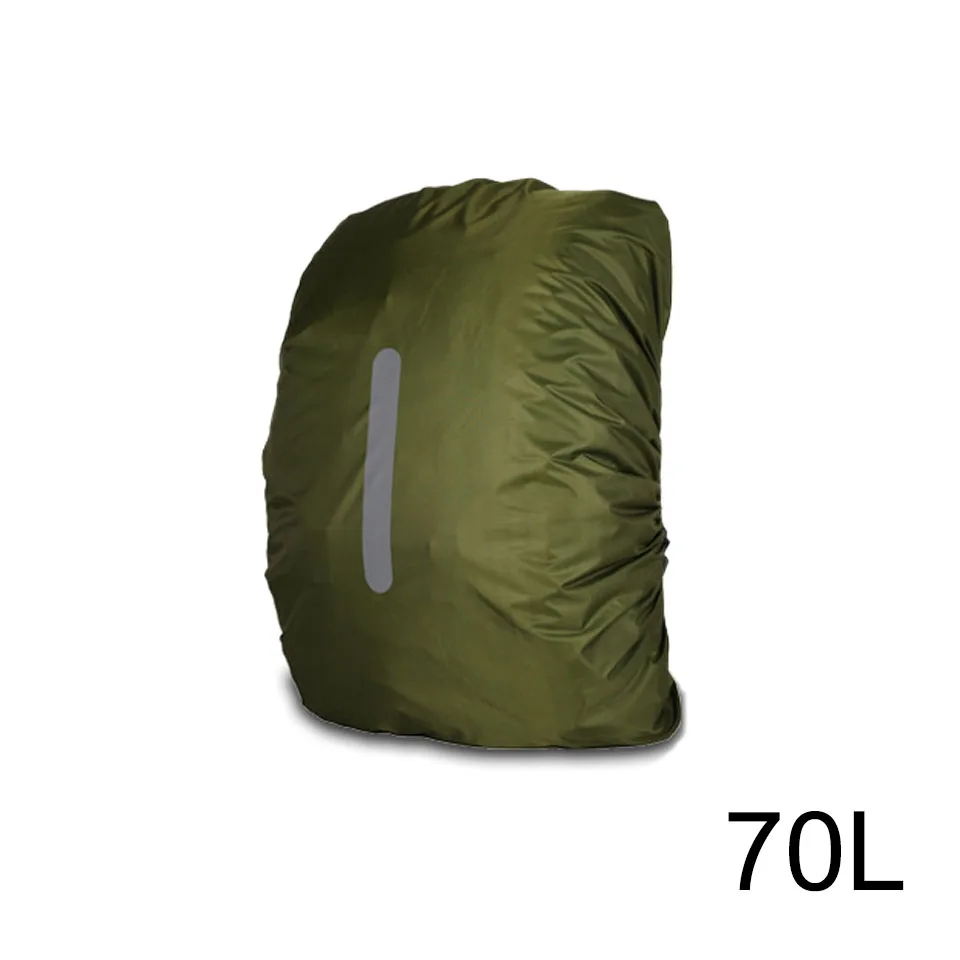 Rainproof Backpack Cover for Outdoor Sports & Hiking (25-80L)